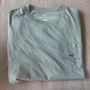 Southern Marsh Men's Short-Sleeve Pocket Tee in Sage